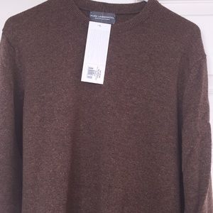 Pure Lambs wool Plain crew Sweater Made In UK